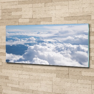 Bild auf Acrylglas Blick aus dem Flugzeug