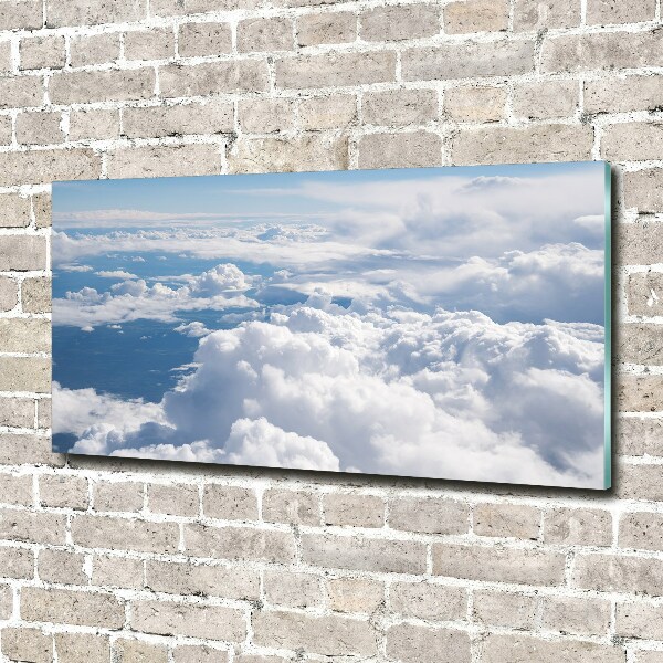 Bild auf Acrylglas Blick aus dem Flugzeug