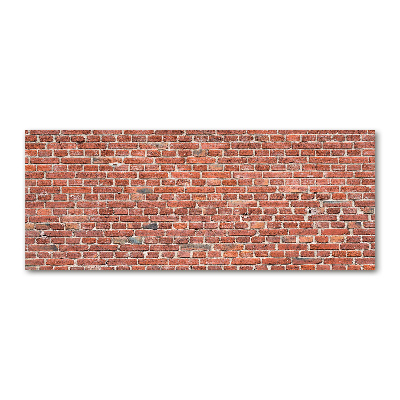 Acrylbild Fotodruck Ziegelmauer