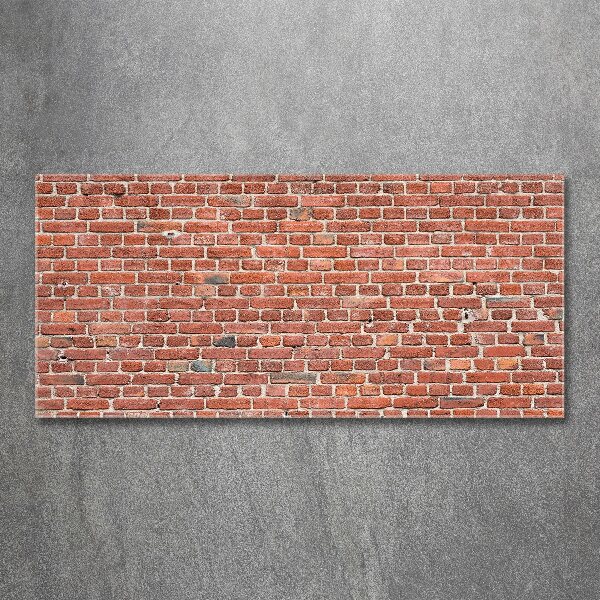 Acrylbild Fotodruck Ziegelmauer