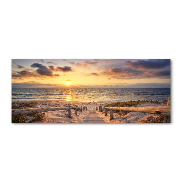 Acrylglas-Druck Weg zum Strand