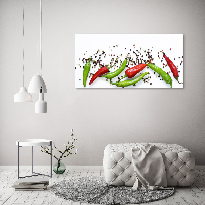 Acrylbild Fotodruck Chilischoten