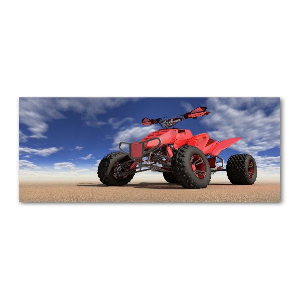 Acrylbild Fotodruck Quad in der Wüste