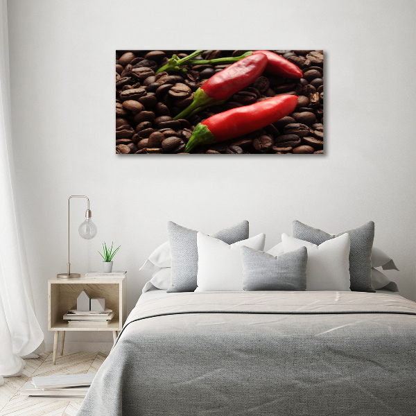 Acrylglas-Druck Chili und Kaffee