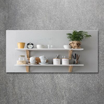 Bild auf Acrylglas Dekorationen im Regal