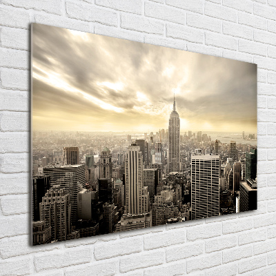 Acrylbild Fotodruck Manhattan, New York