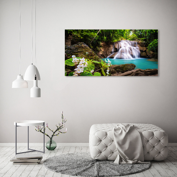 Acrylbild Fotodruck Wasserfall Thailand