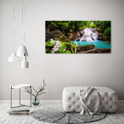 Acrylbild Fotodruck Wasserfall Thailand