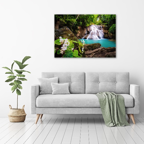 Acrylbild Fotodruck Wasserfall Thailand