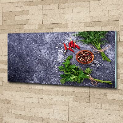 Bild auf Acrylglas Kräuter und Gewürze