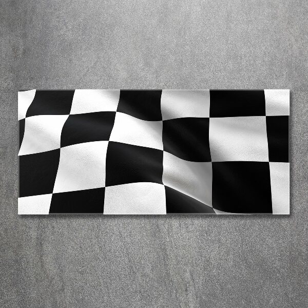 Acrylbild Fotodruck Zielflagge