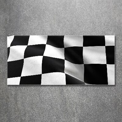 Acrylbild Fotodruck Zielflagge