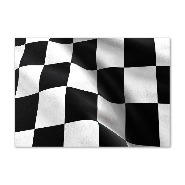 Acrylbild Fotodruck Zielflagge