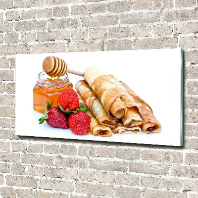 Acrylbild Fotodruck Leckere Pfannkuchen