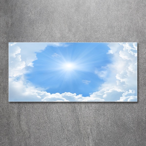 Bild auf Acrylglas Wolken am Himmel