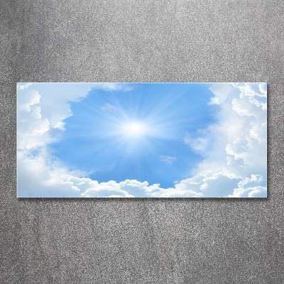 Bild auf Acrylglas Wolken am Himmel