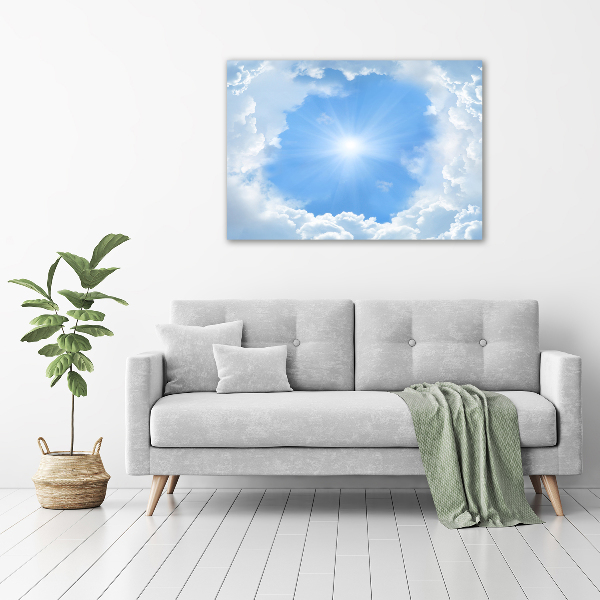 Bild auf Acrylglas Wolken am Himmel