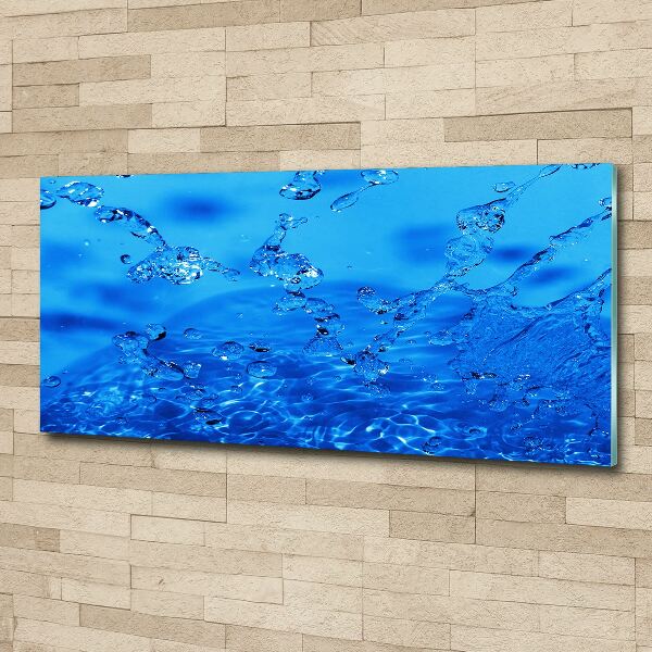 Acrylbild Fotodruck Wassertropfen