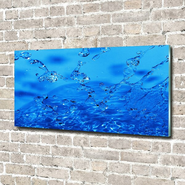 Acrylbild Fotodruck Wassertropfen