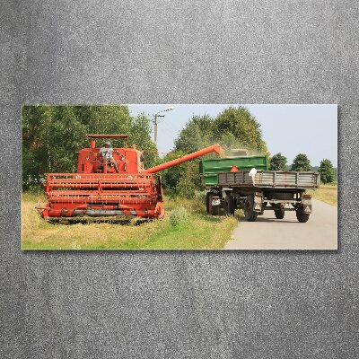 Acrylglas-Druck Mähdrescher