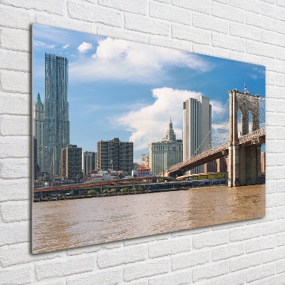 Bild auf Acrylglas Brooklyn Bridge