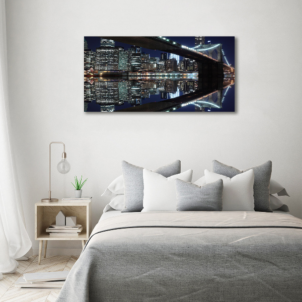 Acrylbild Fotodruck Brooklyn Bridge