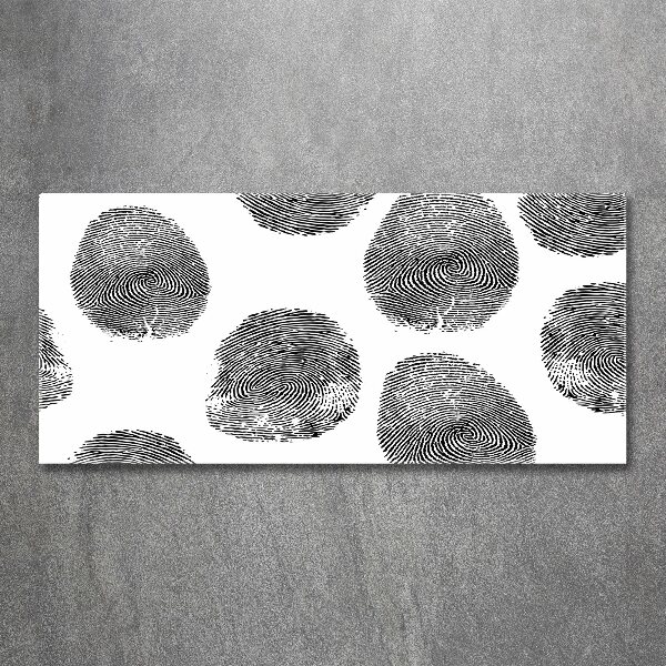 Acrylglas-Druck Fingerabdrücke