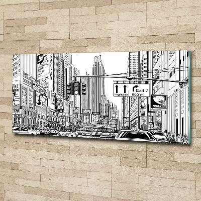 Bild auf Acrylglas Straßen von New York