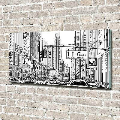 Bild auf Acrylglas Straßen von New York