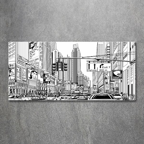Bild auf Acrylglas Straßen von New York