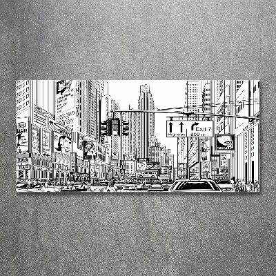 Bild auf Acrylglas Straßen von New York
