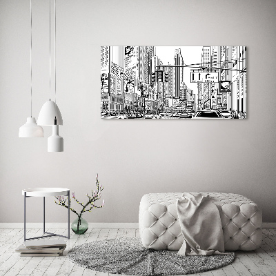 Bild auf Acrylglas Straßen von New York