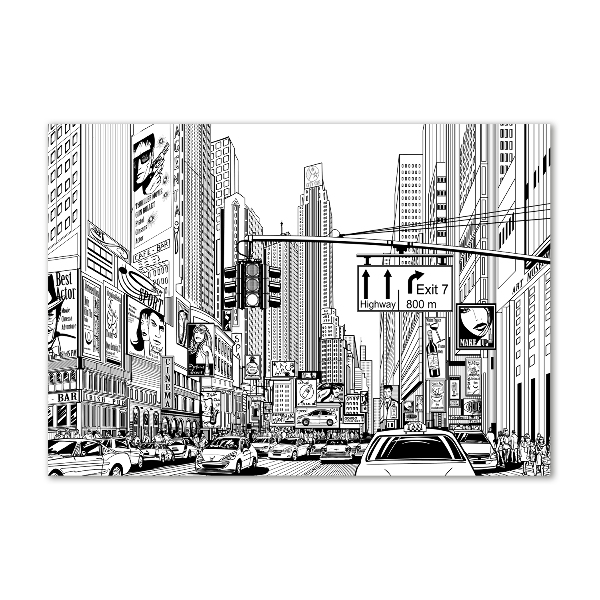Bild auf Acrylglas Straßen von New York
