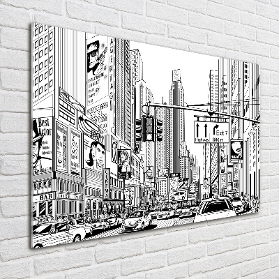 Bild auf Acrylglas Straßen von New York