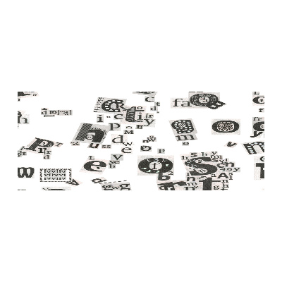 Acrylbild Fotodruck Leserbriefe aus einer Zeitung