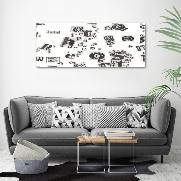 Acrylbild Fotodruck Leserbriefe aus einer Zeitung