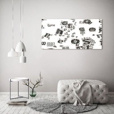 Acrylbild Fotodruck Leserbriefe aus einer Zeitung