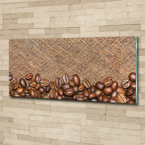 Acrylbild Fotodruck Kaffeebohnen