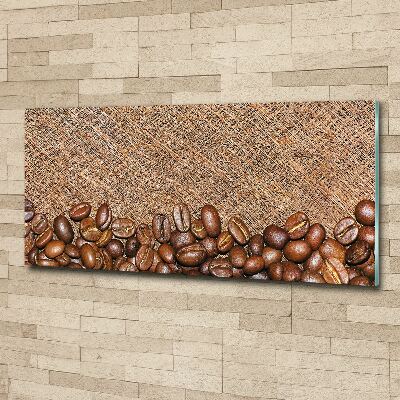 Acrylbild Fotodruck Kaffeebohnen