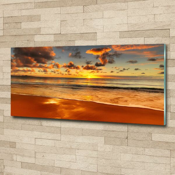 Acrylglas-Druck Sunset Beach
