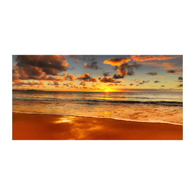 Acrylglas-Druck Sunset Beach