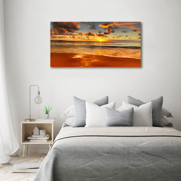 Acrylglas-Druck Sunset Beach