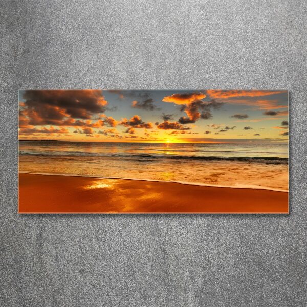 Acrylglas-Druck Sunset Beach