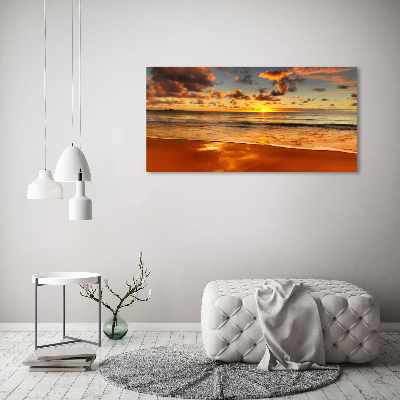 Acrylglas-Druck Sunset Beach