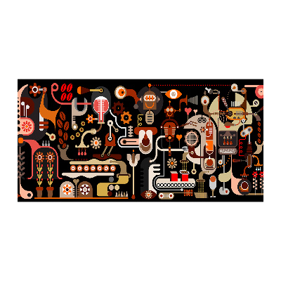 Acrylglas-Druck Kaffeeproduktion