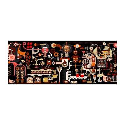 Acrylglas-Druck Kaffeeproduktion