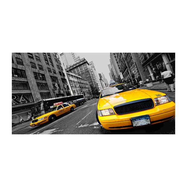 Acrylglas-Druck New Yorker Taxis