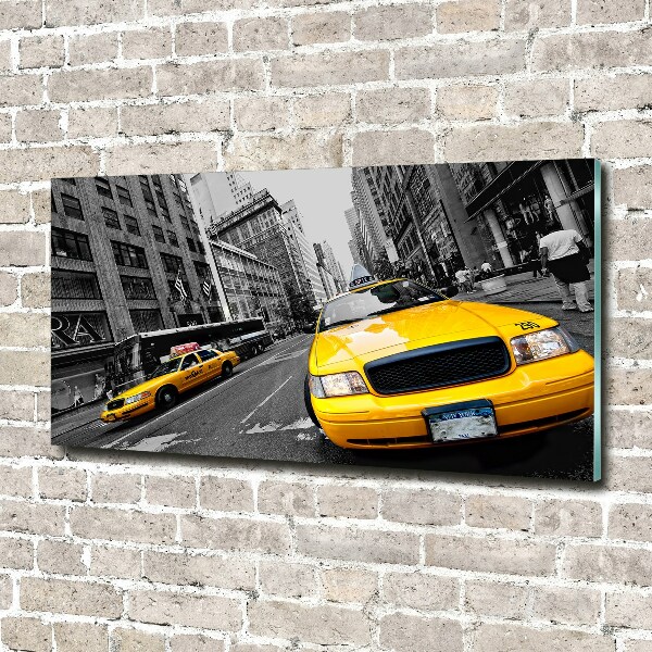 Acrylglas-Druck New Yorker Taxis