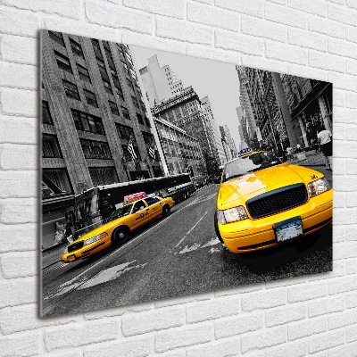 Acrylglas-Druck New Yorker Taxis