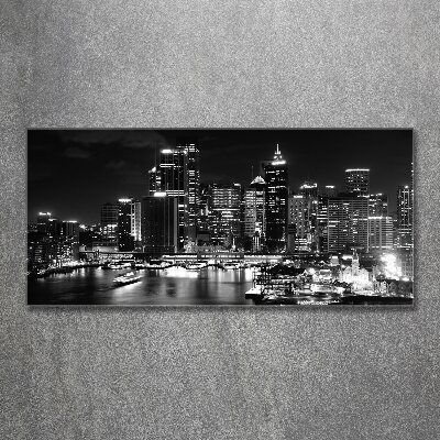 Foto auf Acryl Sydney bei Nacht